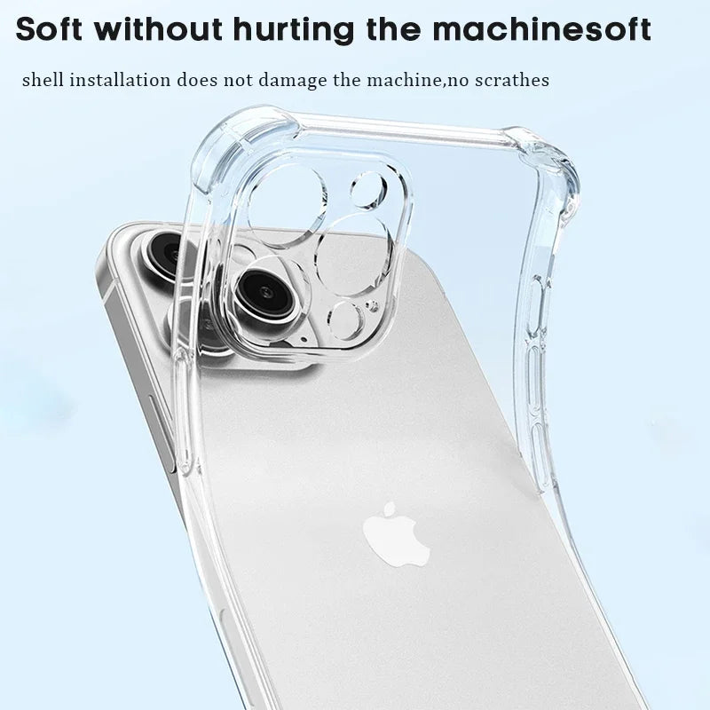 Luxury Shockproof Clear Phone Case